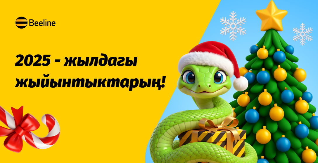 «Мой Beeline» тиркемесинде 2025-жылдын жыйынтыктарын чыгарабыз