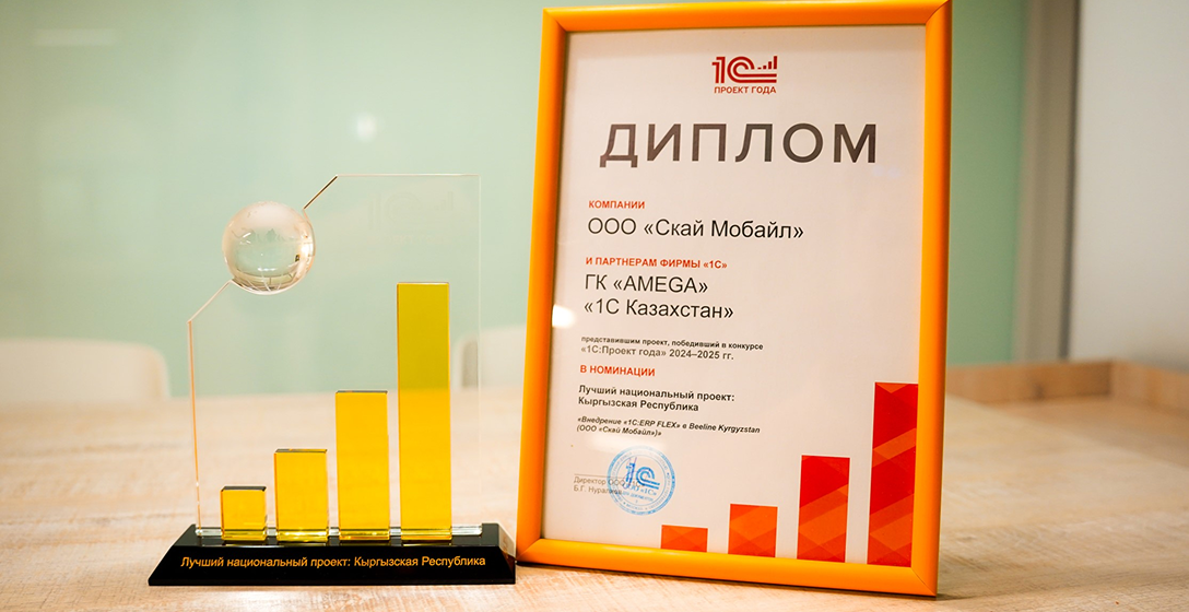 Beeline cынактын тарыхында Кыргызстандагы эң мыкты 1С-долбоорун ишке киргизди